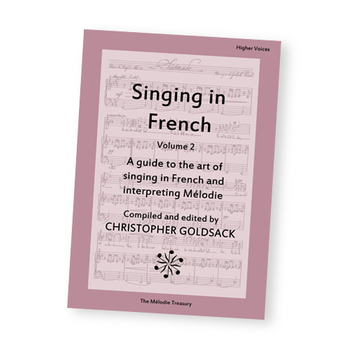 Singing in French anthologies